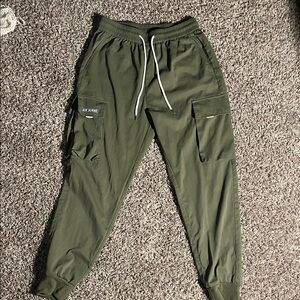 Olive Green Cargo Pants for Men